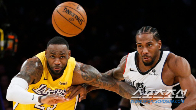 NBA중계 재개 속 '승자'와 '패자', 엇갈린 명암 LA 라이벌들