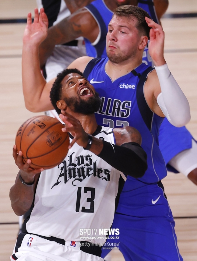 [NBA] 댈러스, '루카 매직' 계속될까?…LA 클리퍼스는 폴 조지 부진에 골머리