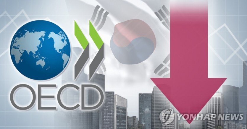 OECD, 한국 올해 성장률 -1.2% 전망…